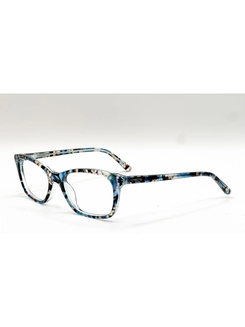 Bebe BB5145 400 Blue Floral Full Rim Authentic Eyeglass Frames 53-17-135